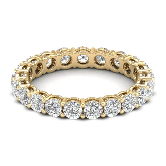 Eternity Diamond Ring Shared Prongs