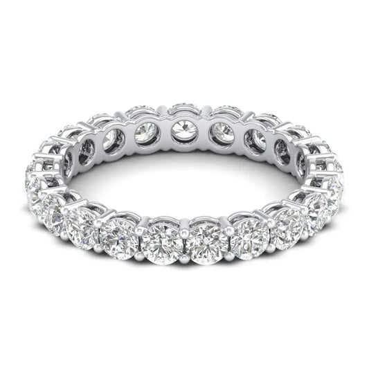 Eternity Diamond Ring Shared Prongs
