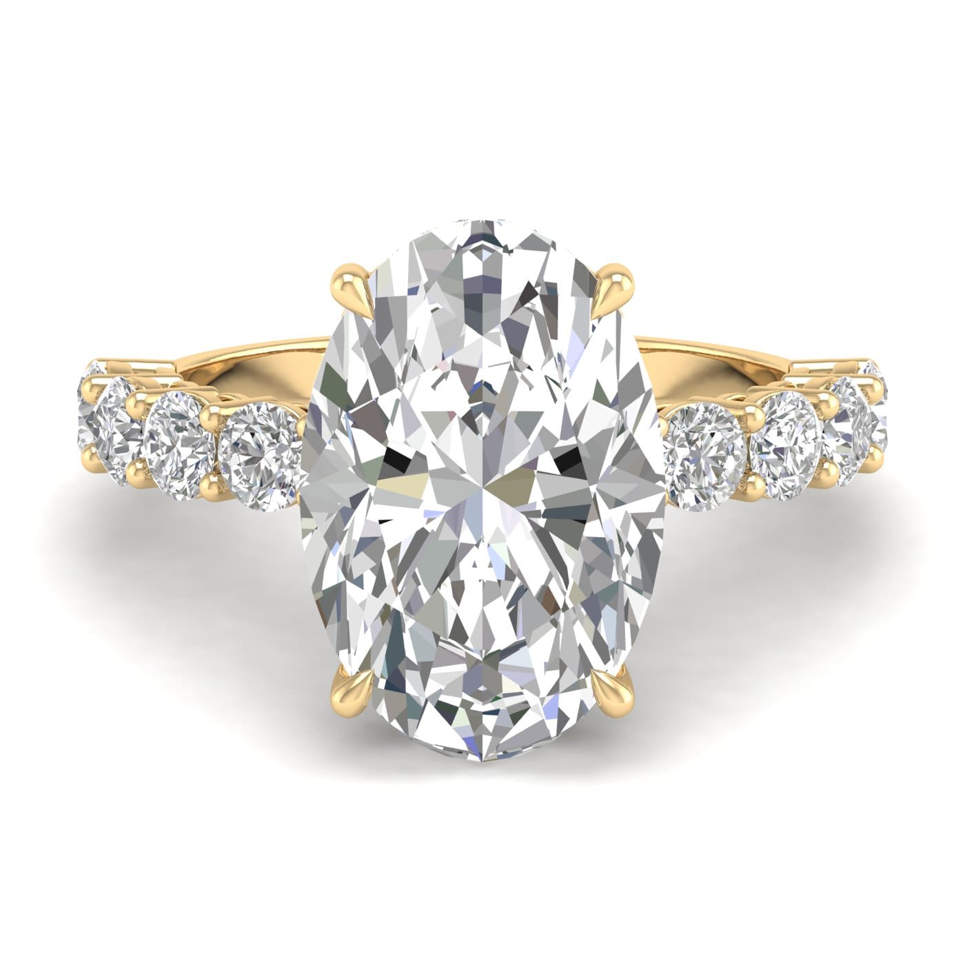 Kamila Oval Solitaire Ring
