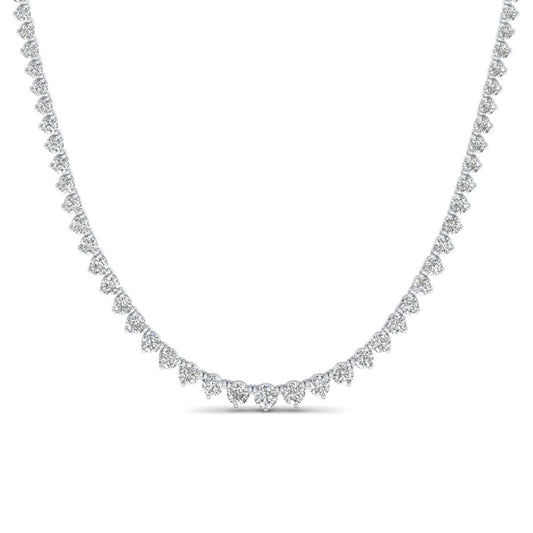 Tennis Necklace 3 Pong Setting