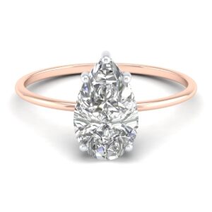 BEST_Diamond_Engagement_Ring_UAE_Pear Ring D-min
