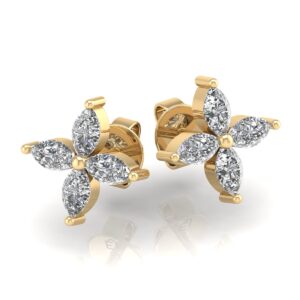 Diamonds_flower_earrings_Dubai_jewellery_shop online_diamonds