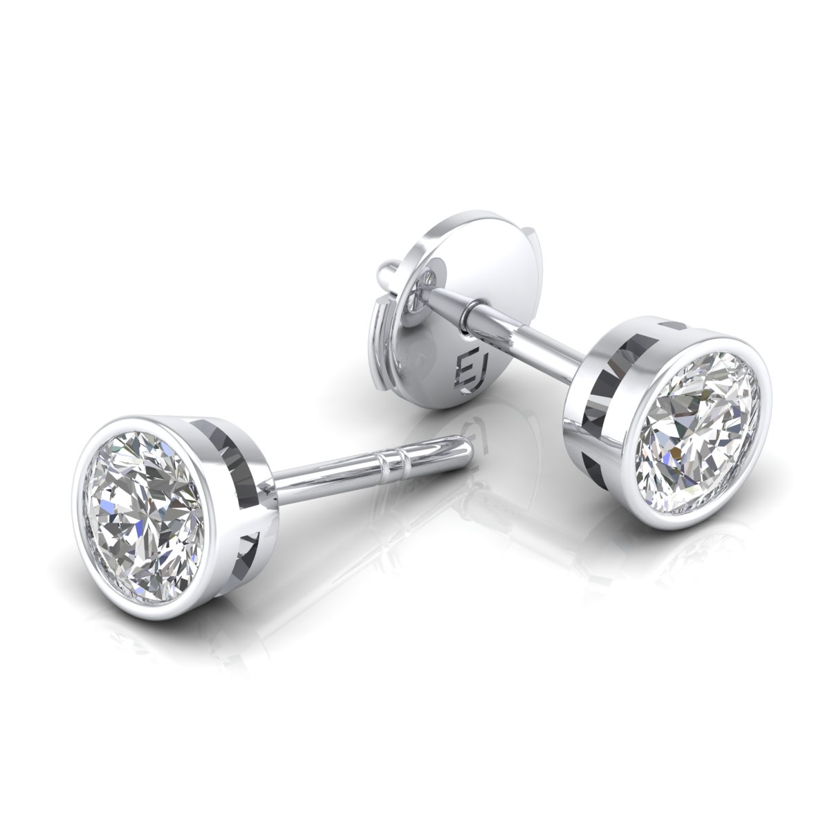 Diamond 1CT Stud Earrings | EtikaJewels