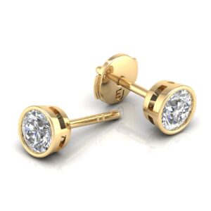 Diamond Bezel Earrings_etika_jewels_Dubai_abudhabi_jewellery_shop online_diamonds_labgrown_sustainable