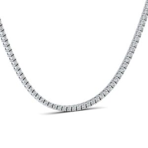 Certified Diamond Tennis Necklace 9CT