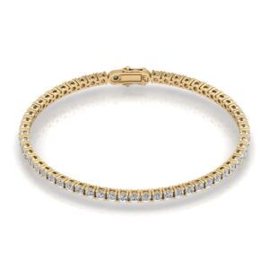 gold_Classic_Diamond_Tennis_bracelet_bangle_emerald_etika_jewels_Dubai_abudhabi_jewellery_shop online_diamonds_labgrown_sustainable