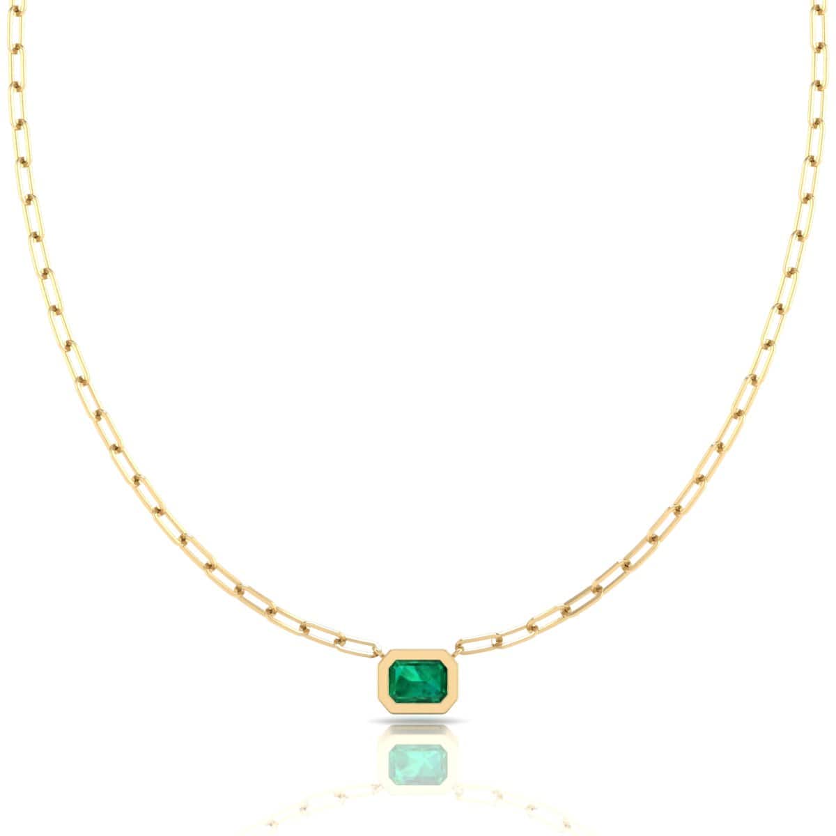 Emerald and Gold Necklace in Dubai