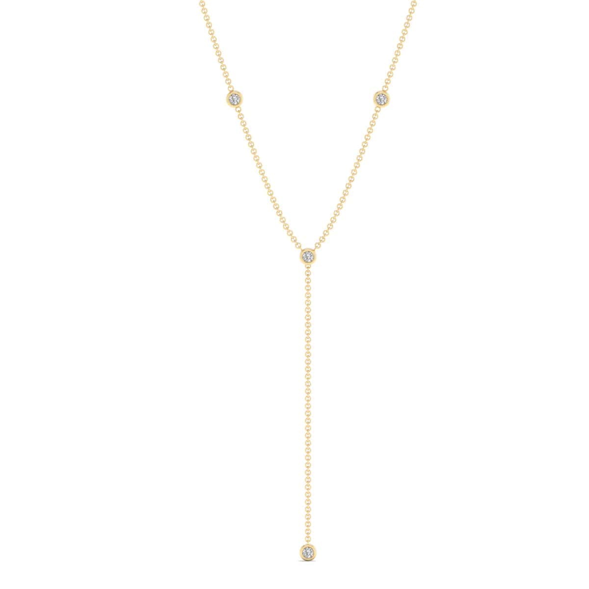 Long Diamond Necklace - Etika Jewels