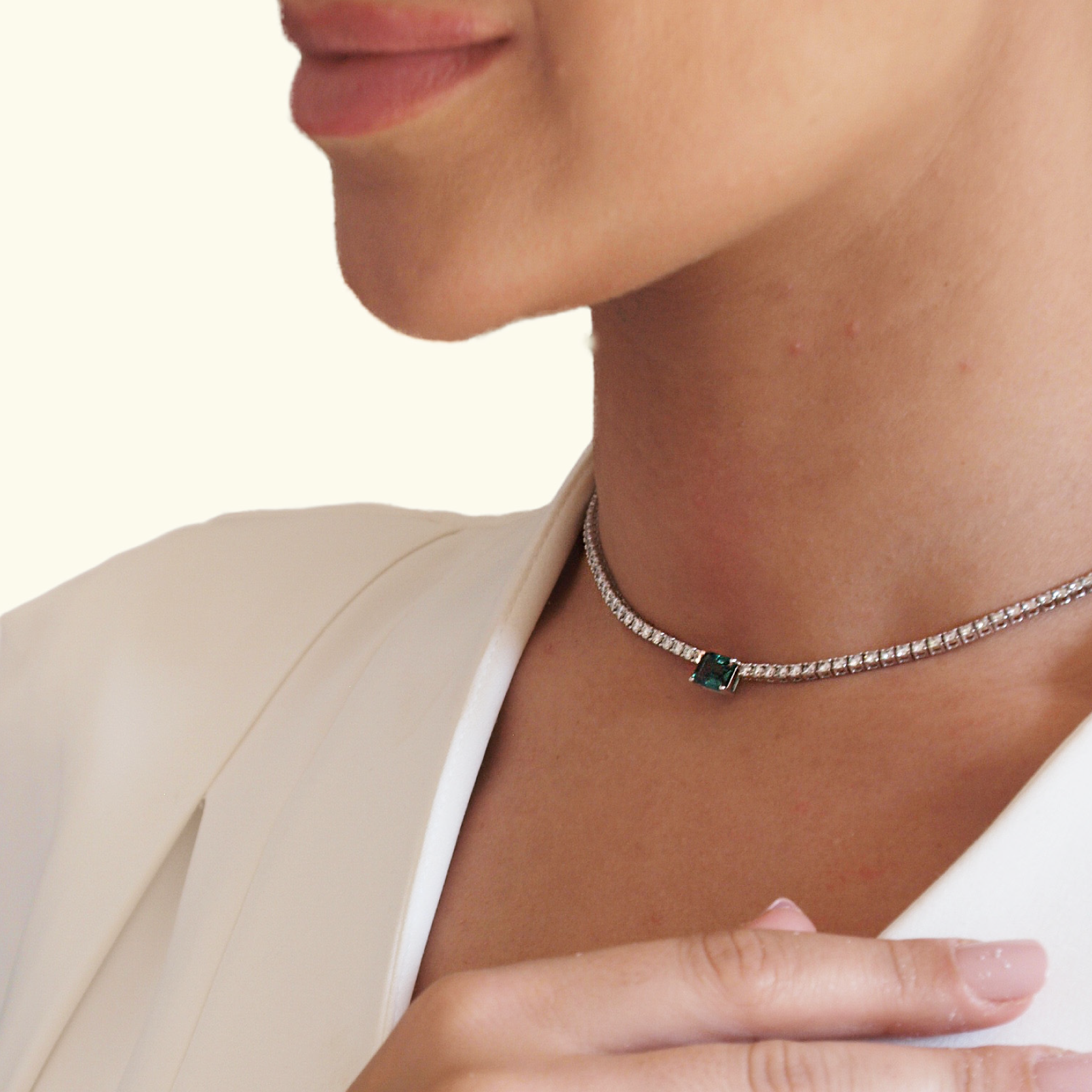 Nadri Shine On Cubic Zirconia Tennis Necklace | Nordstrom | Tennis necklace,  Women accessories jewelry, Necklace