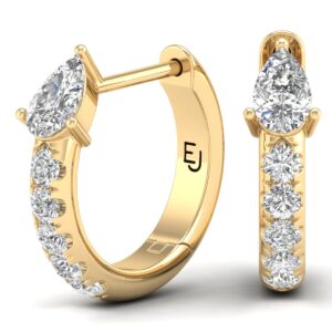 Diamond earrings clearance below 10000