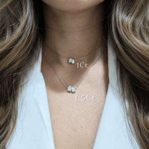 Toi et moi necklace_labgrown diamond and gold necklace_ETIKA Jewels_Dubai.