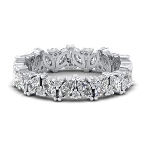 Marquise Cluster Diamond Band