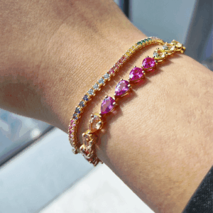 Pear-Shape-Lab-Sapphire-Tennis-Bracelet_labgrown_jewellery_18K-gold_ETIKA-Jewels