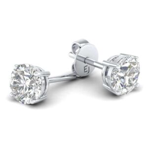 2CT Diamond Stud Earrings