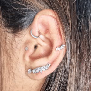 lifestyle-2_Ear-Piercing-5-Marquise-Diamonds_Diamond_18K-Gold_ear-piercing_earrings_labgrown-diamonds_jewelry_ETIKA-Jewels