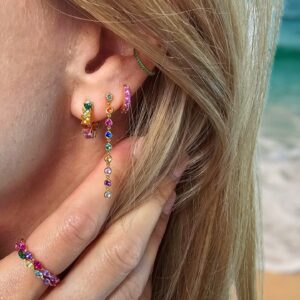 rainbow_gemstones_rings_band_18k gold_labgrown_jewellery_jewelry_ETIKA Jewels_Summer Jewellery_Dubai