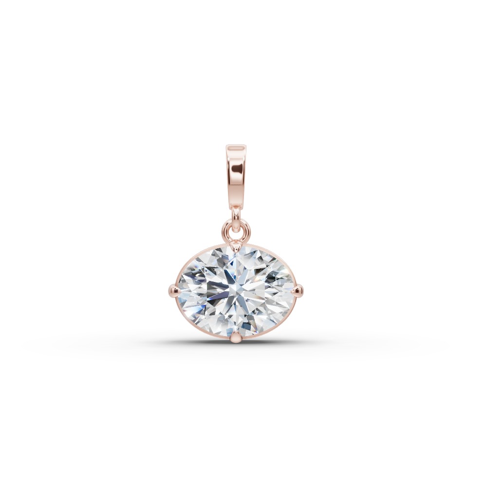 Oval Diamond Pendant Charm Etika Jewels Lab Grown Diamond (1) Oval Diamond Pendant Charm Etika Jewels Lab Grown Diamond (1)